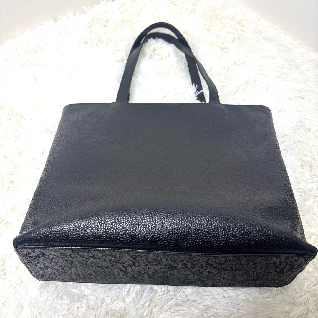 [現行・美品] Hush Tug トートバッグ・ビジネス シボ革 A4 自立