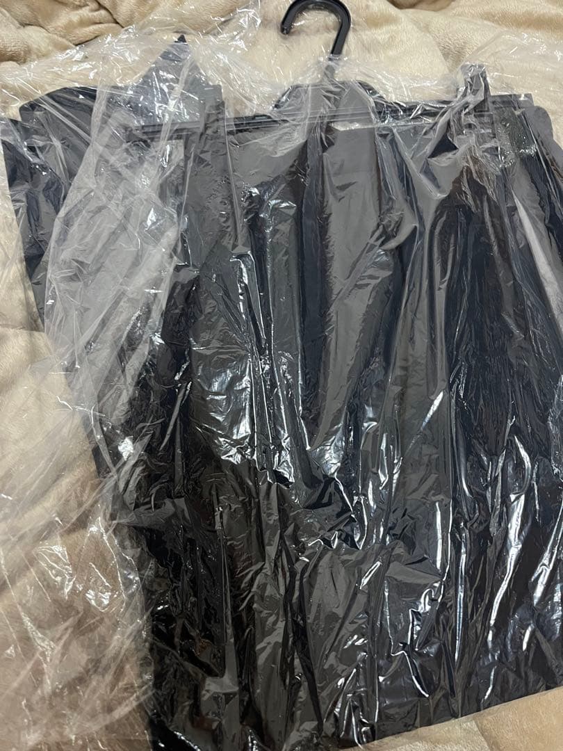 anuans ベルトデザインテーパードパンツ