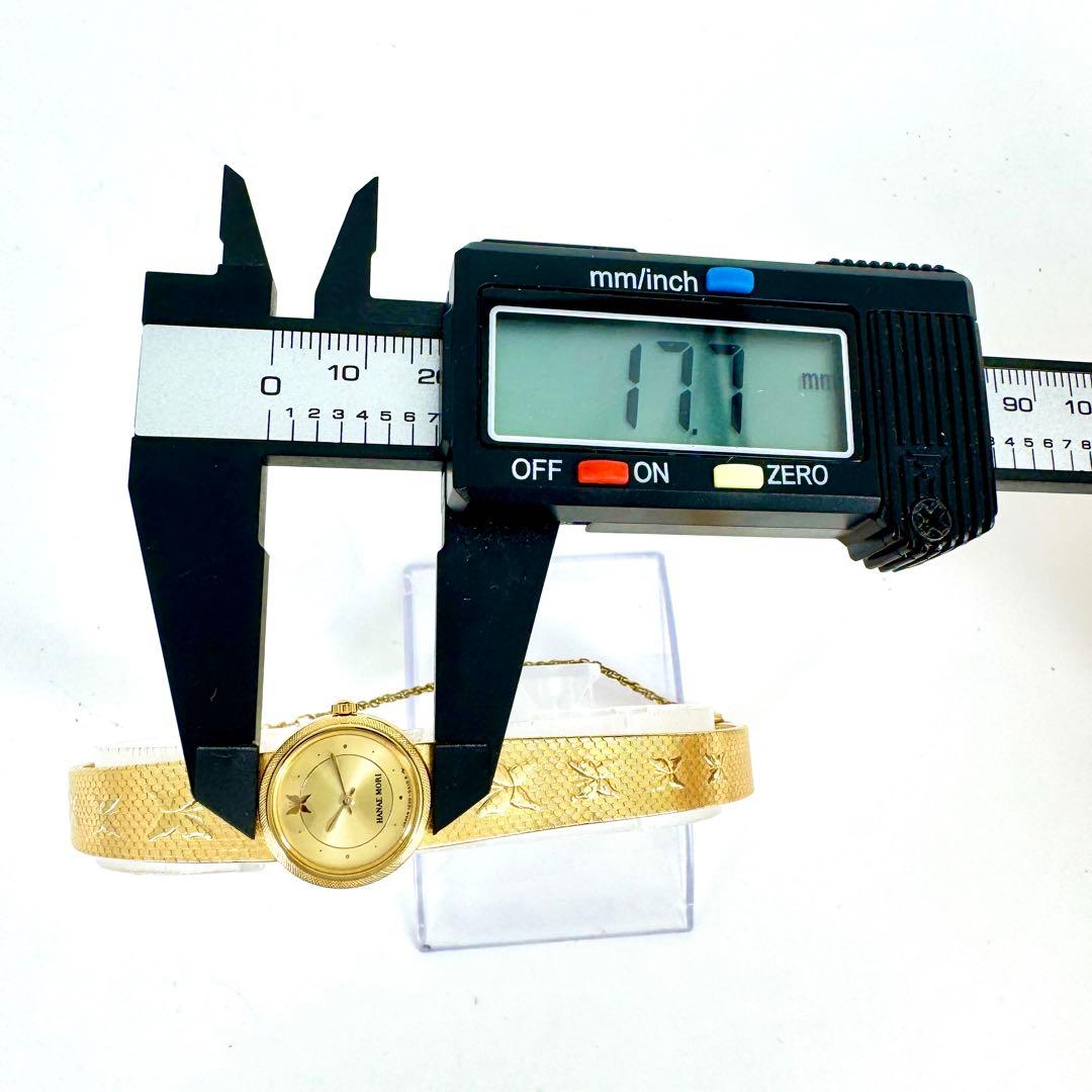 【ほぼ未使用/新品電池】SEIKO HANAEMORI ゴールド 腕時計