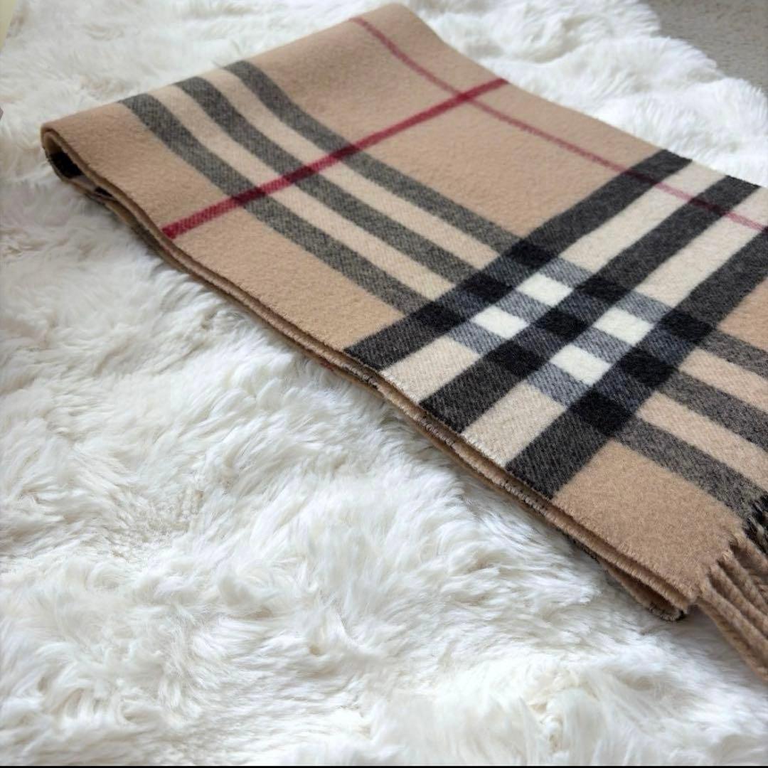 BURBERRY ベージュ チェック マフラー