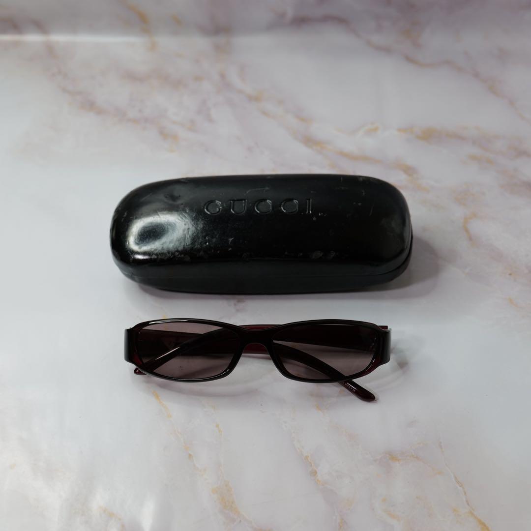 pcさん専用 GUCCI ウェリントン Y2K シャープ サングラス ケース付き