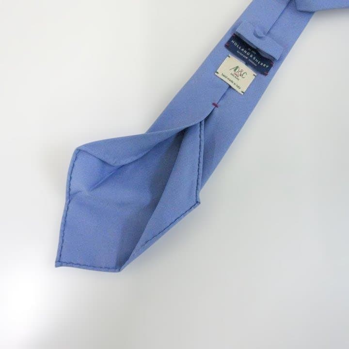 定価22200円の半額AD&C新品タグ付イタリア製ソリッド無地ウールネクタイ