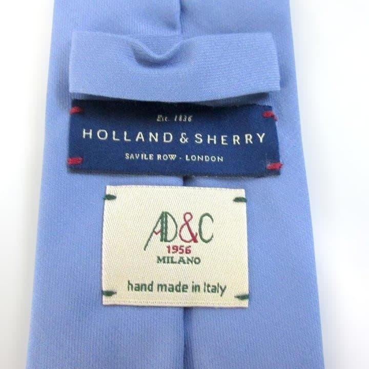 定価22200円の半額AD&C新品タグ付イタリア製ソリッド無地ウールネクタイ