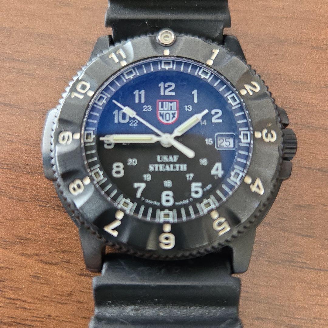 Lルミノックス F-117 ナイトホーク　3400　 ラバーベルト