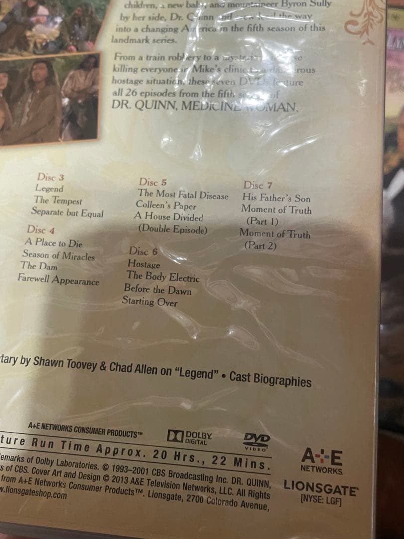 Dr.Quinn Medicine Woman DVDボックス 全巻セット