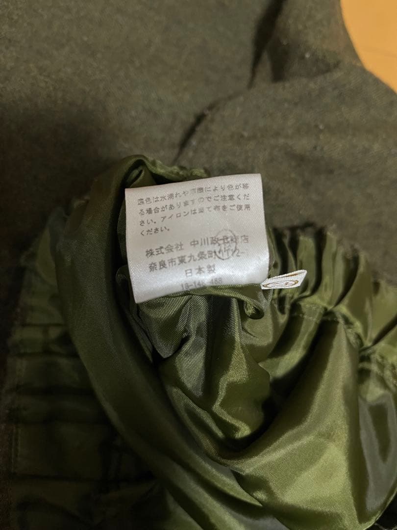 中川政七商店　ウール×ポリエステル　キュロットパンツ　北欧暮らしの道具店