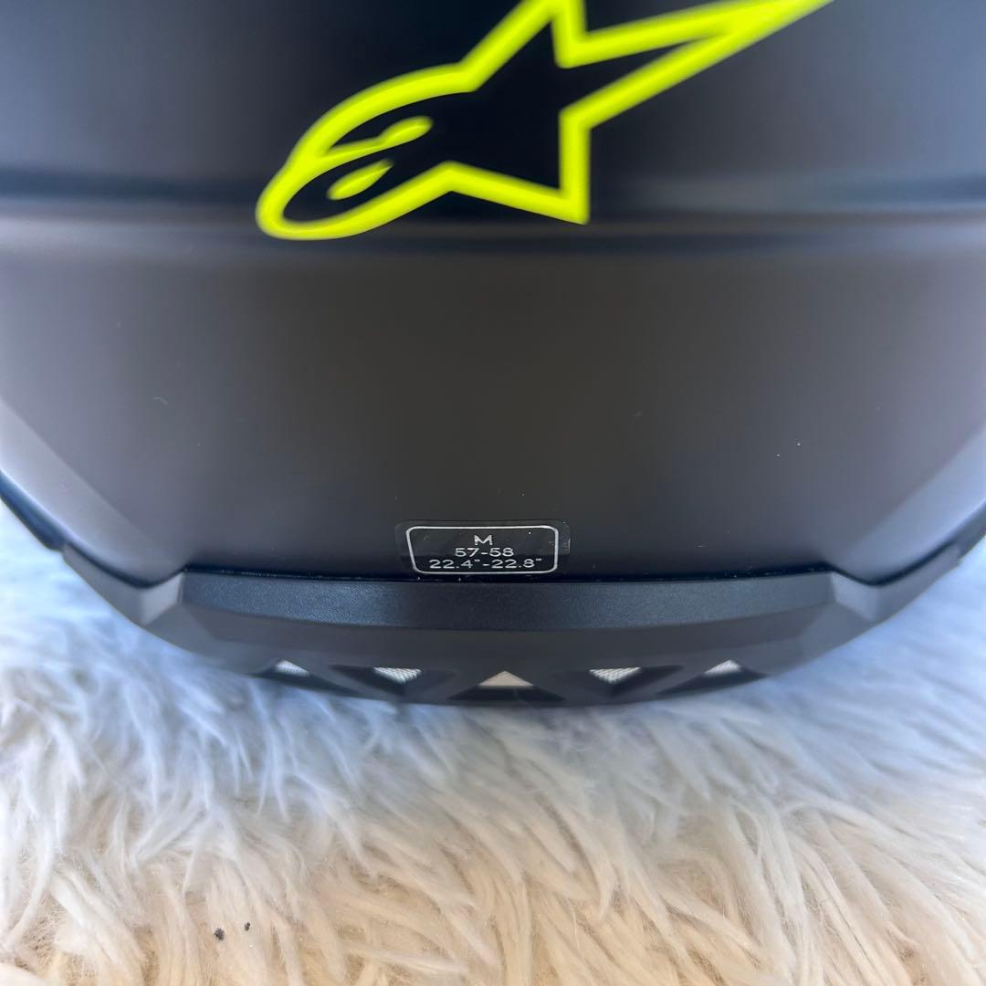 【新品未使用】アルパインスターズ ヘルメット Mサイズ オフロード SM5
