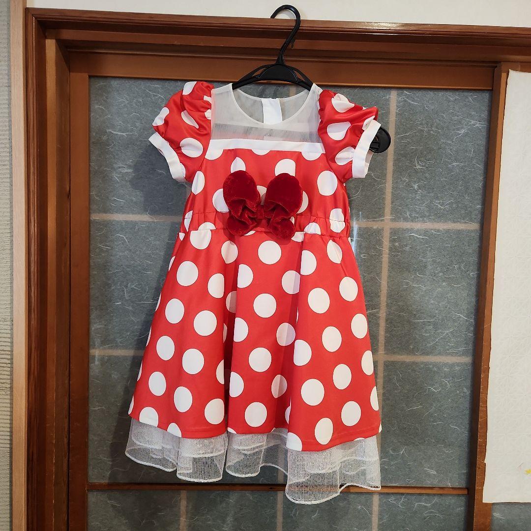 ビビディバビディブのミニーマウスの衣装&靴&インナーパンツ3点