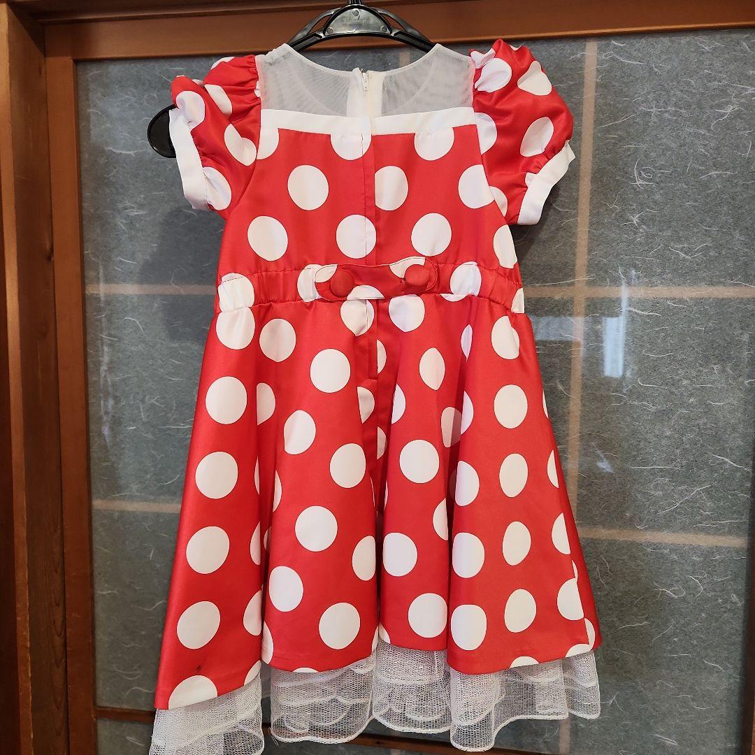 ビビディバビディブのミニーマウスの衣装&靴&インナーパンツ3点