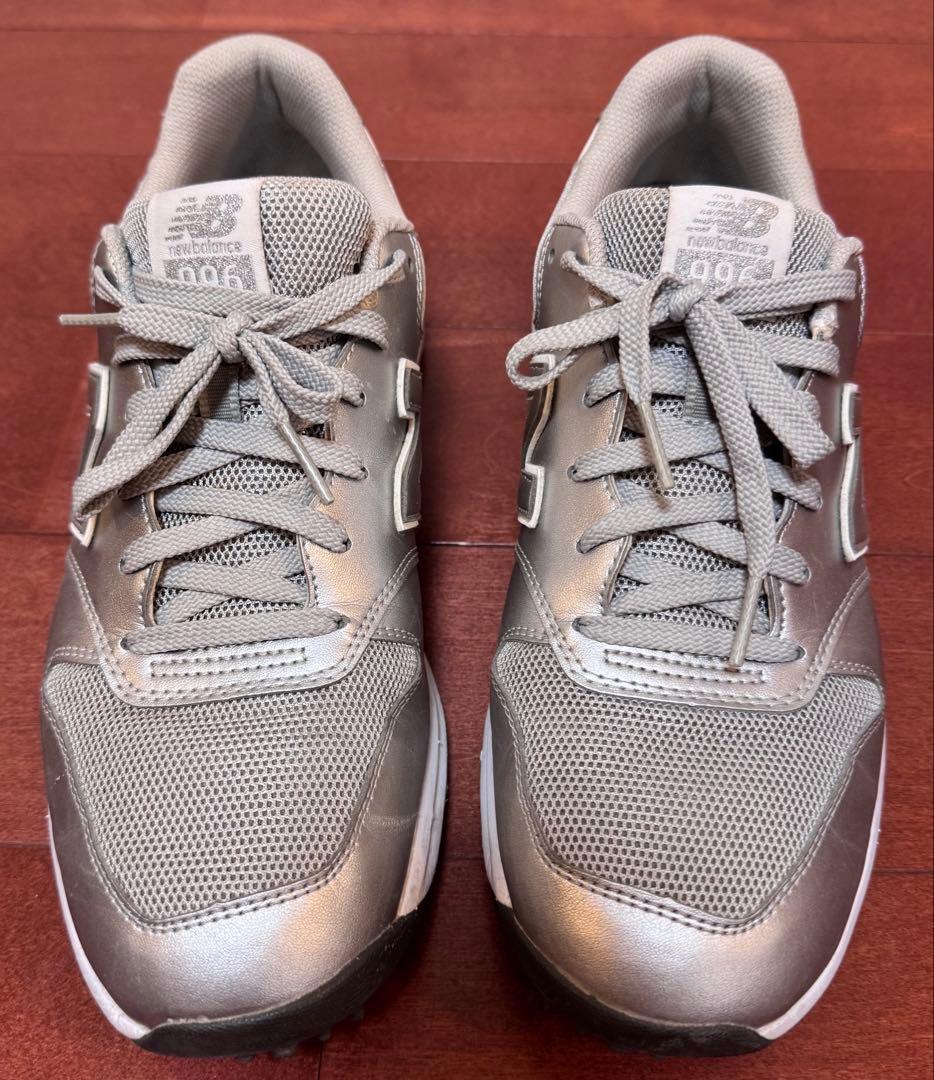 new balance 996 シルバー ゴルフシューズ　【ニューバランス】美品