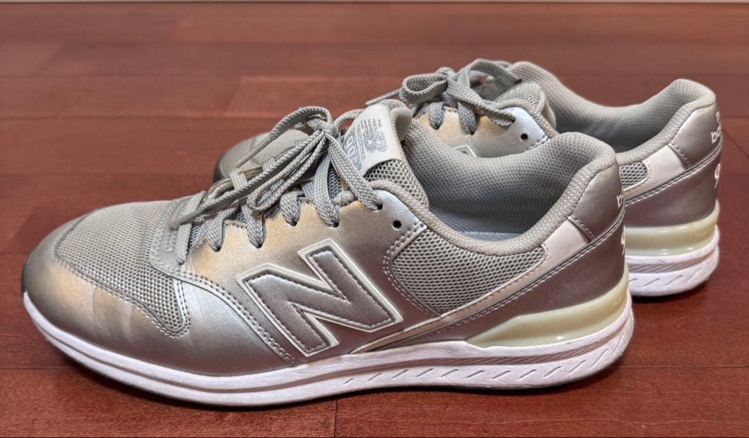 new balance 996 シルバー ゴルフシューズ　【ニューバランス】美品