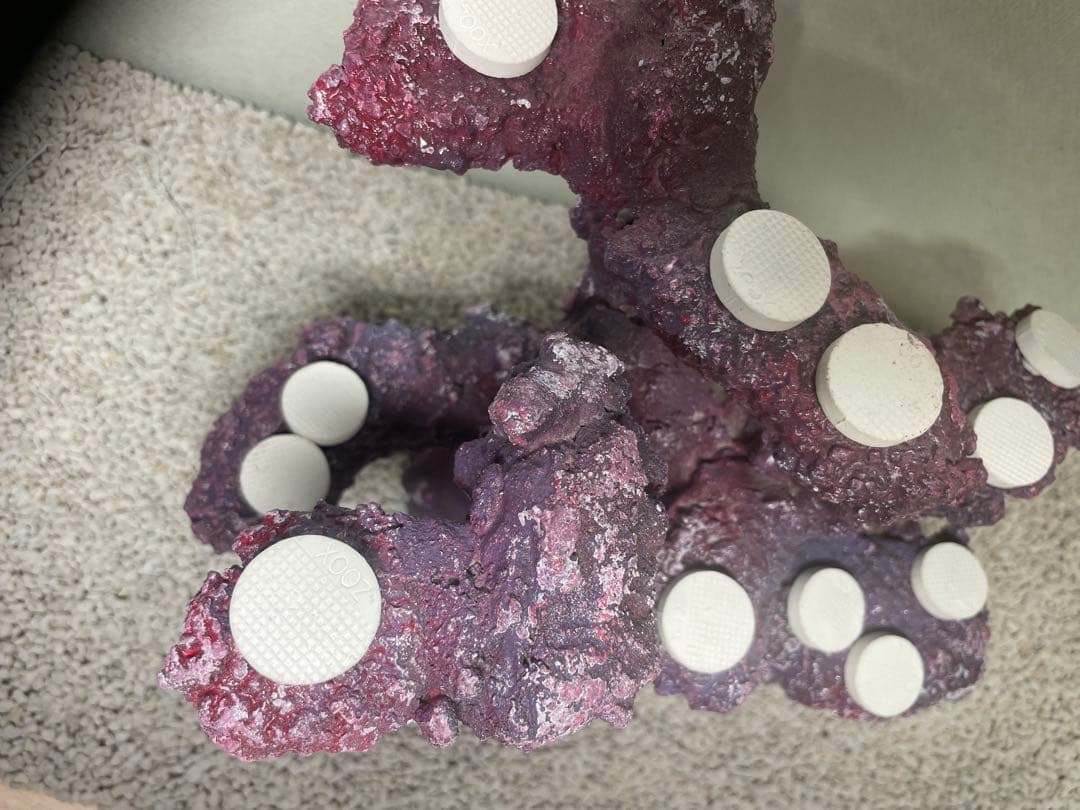 【送料無料】人工ライブロック　PHR19／12穴加工　アク抜き済み安心塗料使用