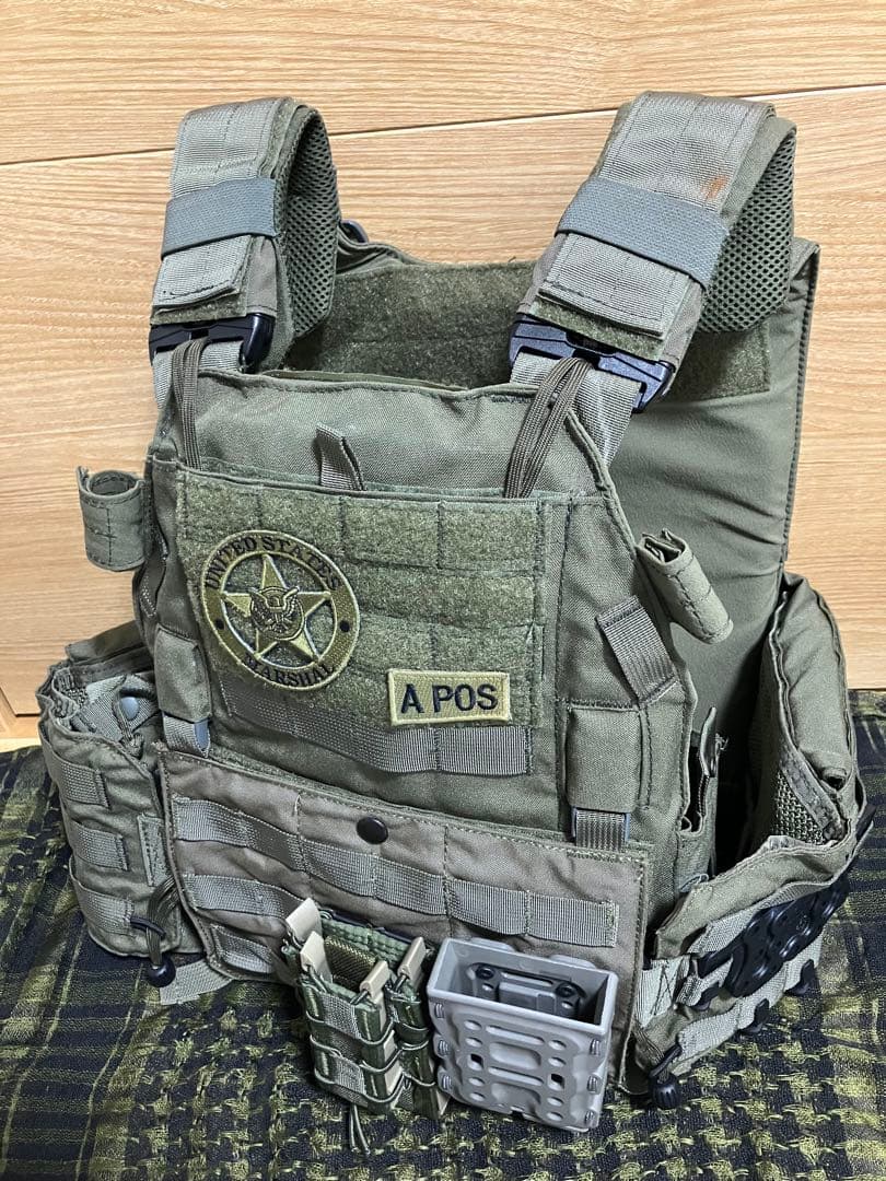 実物プレートキャリア LBT-6094A-QRC RG usmarshal風装備