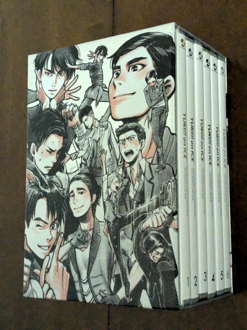 「ユーリ!!! on ICE」 DVD 全6巻セット 全巻収納BOX付き