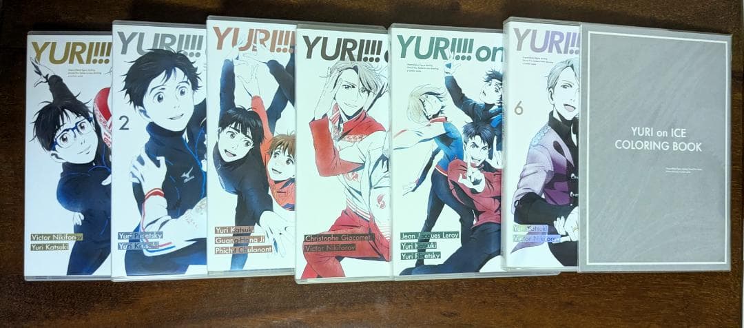 「ユーリ!!! on ICE」 DVD 全6巻セット 全巻収納BOX付き