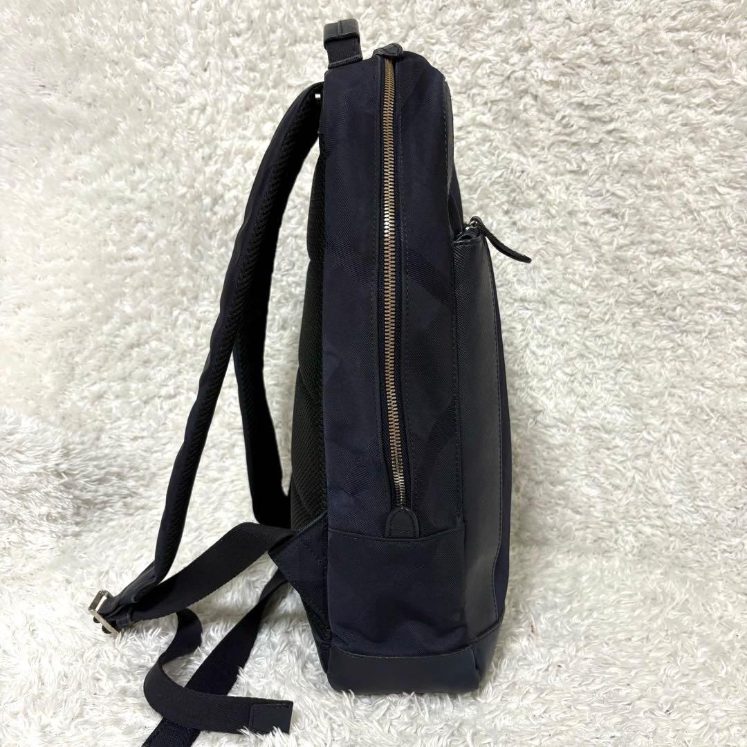 ブラックレーベルクレストブリッジ シャドーチェック リュック