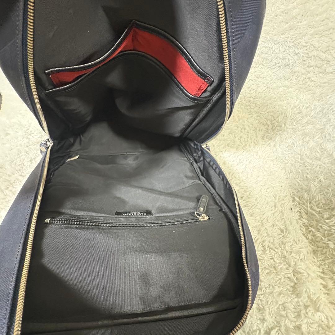 ブラックレーベルクレストブリッジ シャドーチェック リュック