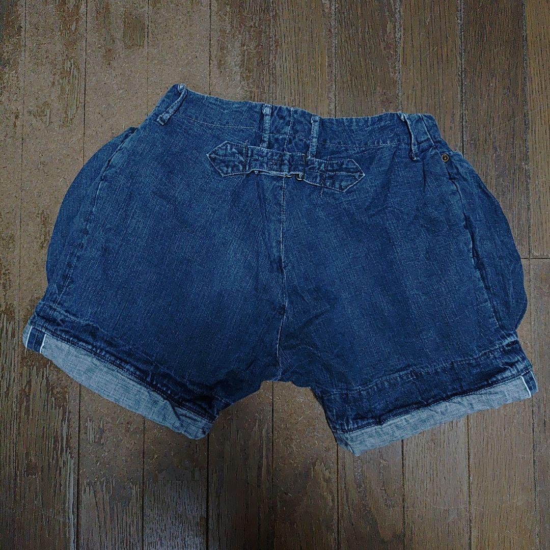 KAPITALキャピタル日本製 初期かぼちゃデニムショートパンツsize0/XS