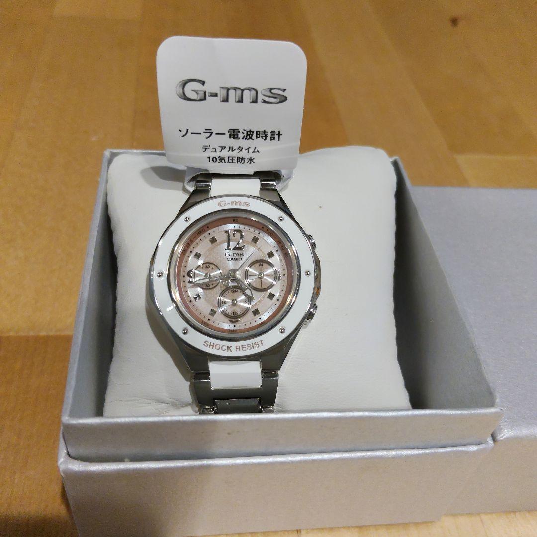 CASIO　ソーラー電波時計　G-ms