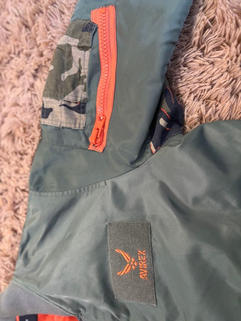 【美品】AVIREX MA-1 フューチャーコマンド リメイク