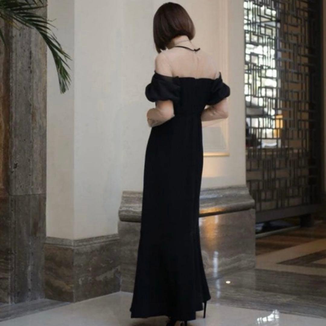 bell sleeve dress niana オフショルダーマーメイド