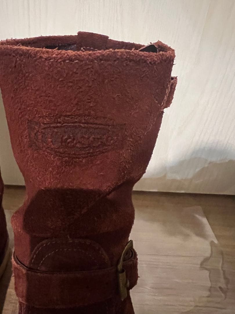 ウエスコ　BOSS バーガンディ　ラフアウト　8E