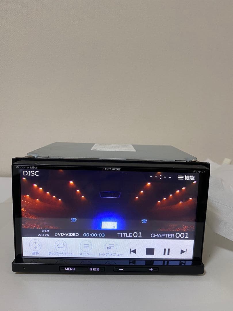 動作OK！AVN-R7 イクリプス　地図2016 年カーナビ