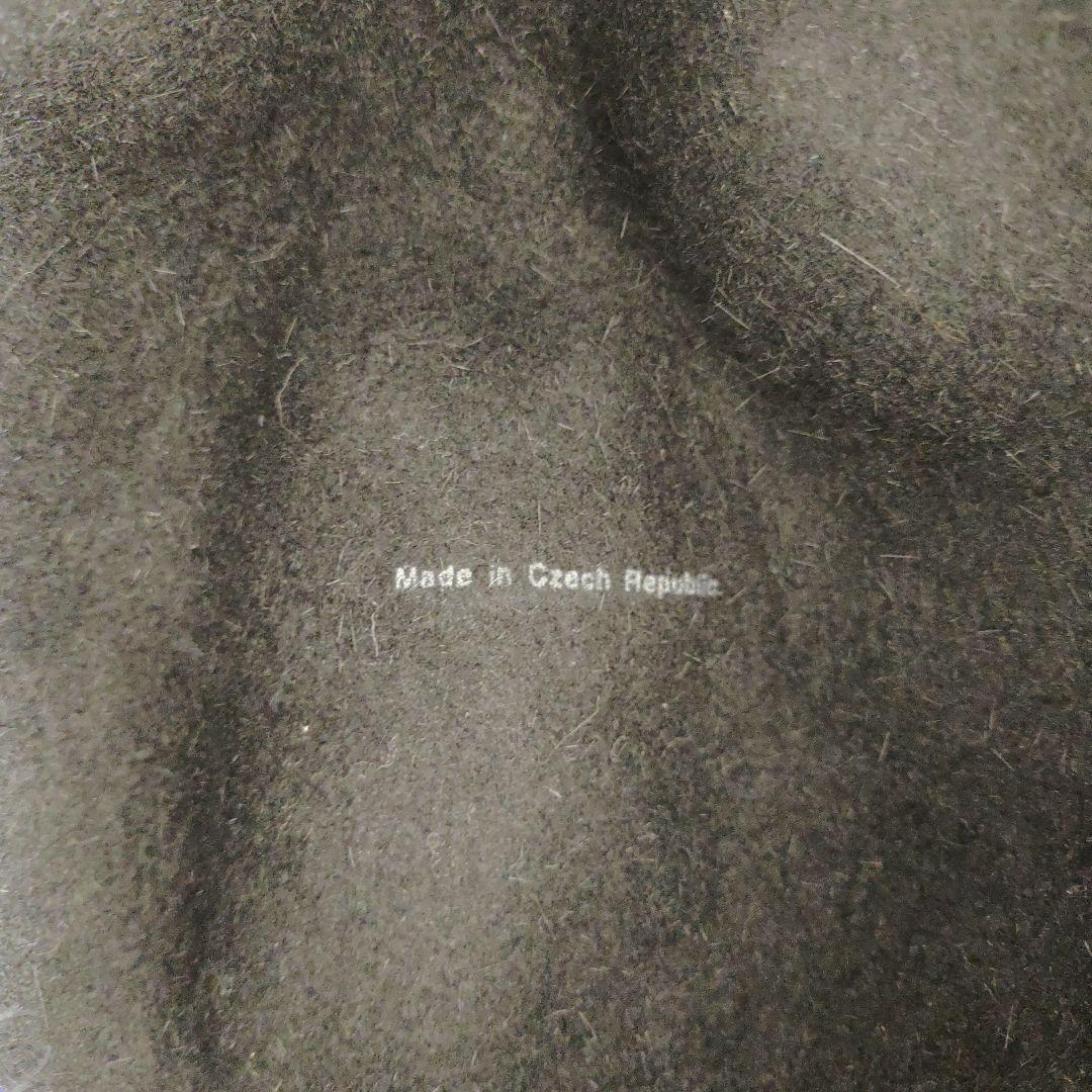 forsomeoneハットブラック　黒鹿革ディアスキンldh