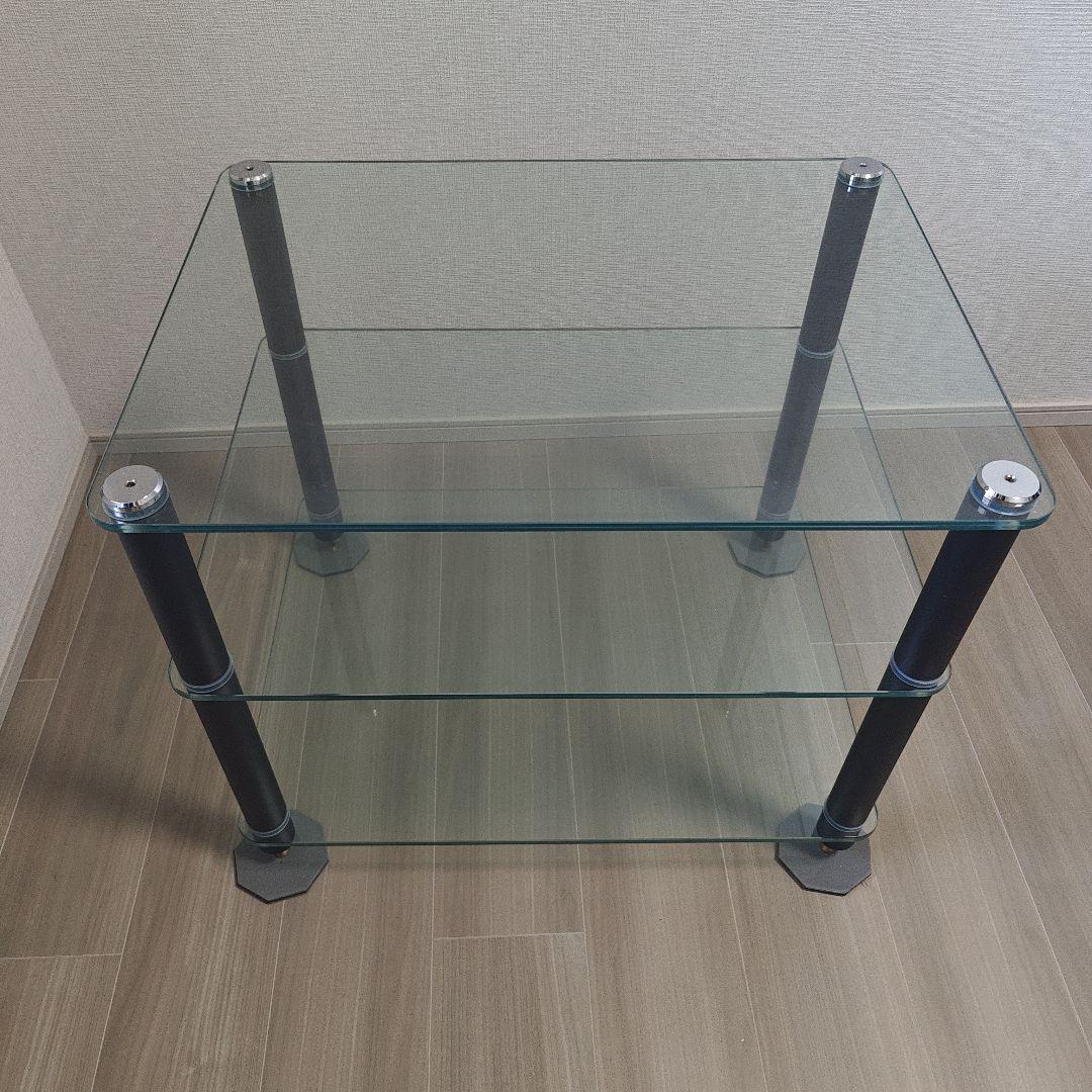 SOUNDMAGIC オーディオラック(3段合わせガラスラック)　XT03GB