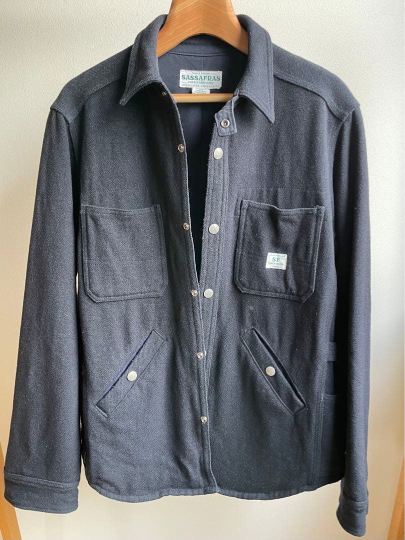 SASSAFRAS ウールアウター/カバーオール