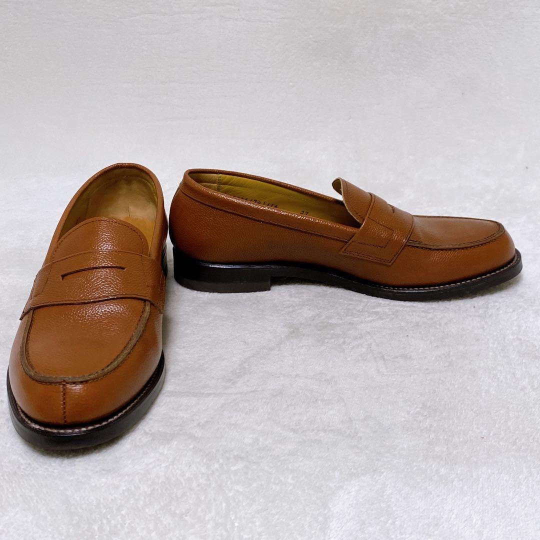 美品　REGAL　ローファー　ブラウン　27cm　シボ革　JJ16　レザー
