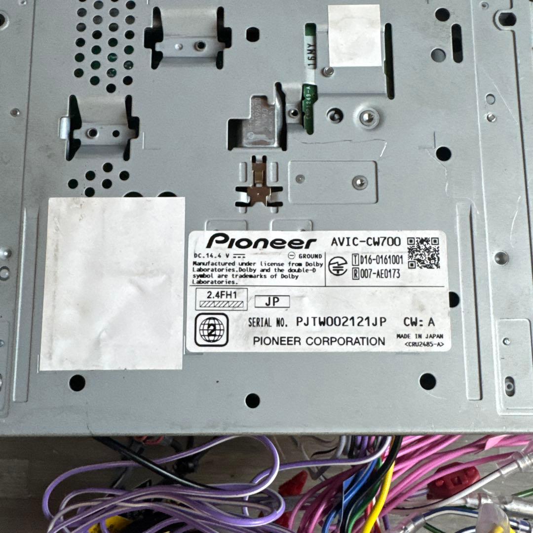Pioneer カロッツェリア AVIC-CW700 カーナビ