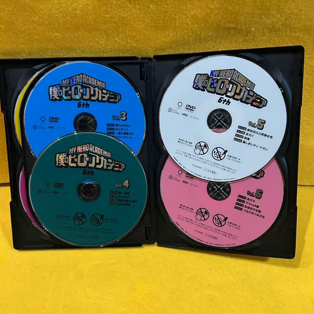 僕のヒーローアカデミア 6th 6期 DVD 全6巻 全巻セット アニメ