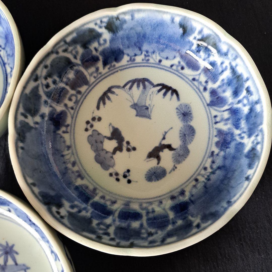 「ご成約者」です。 「手頃な染付古伊万里皿」 3客セット 骨董アン