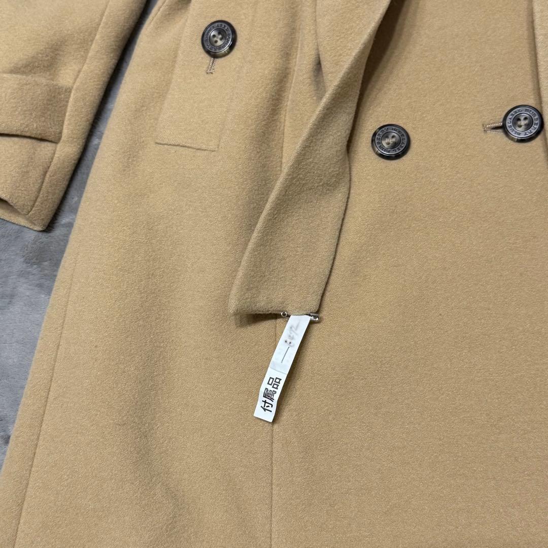 Burberry blue label コート ノバチェック ベルト ベージュ