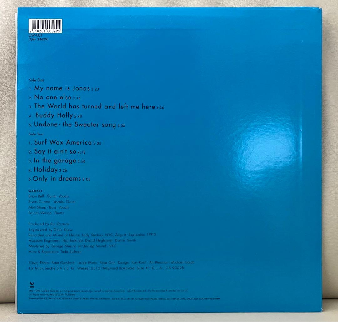 WEEZER ウィーザー / Blue Album アナログLPレコード国内盤