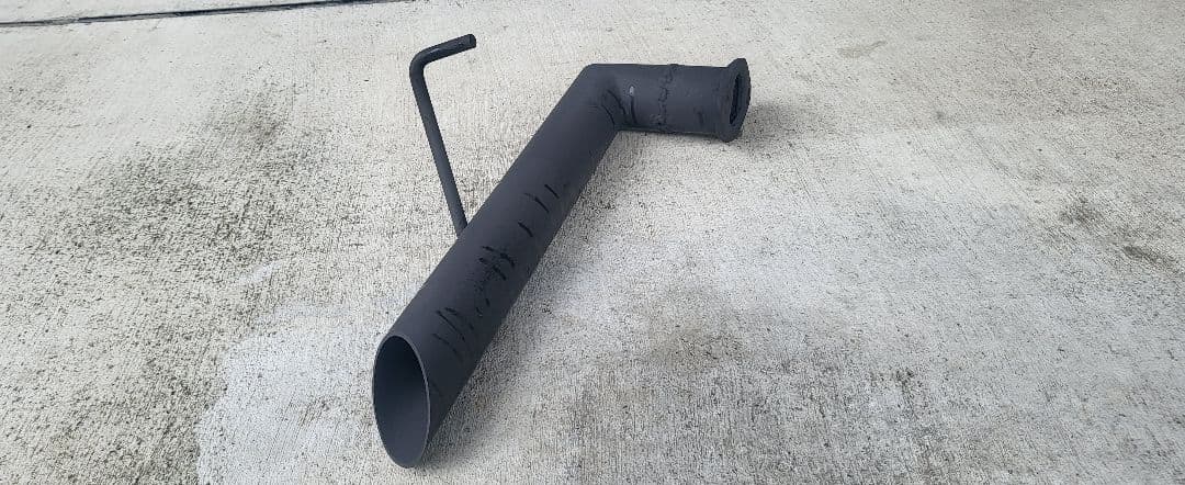 日産z51ムラーノマフラー。サイド出し。ハス切り。加工用とかにも。ワンオフ。tz