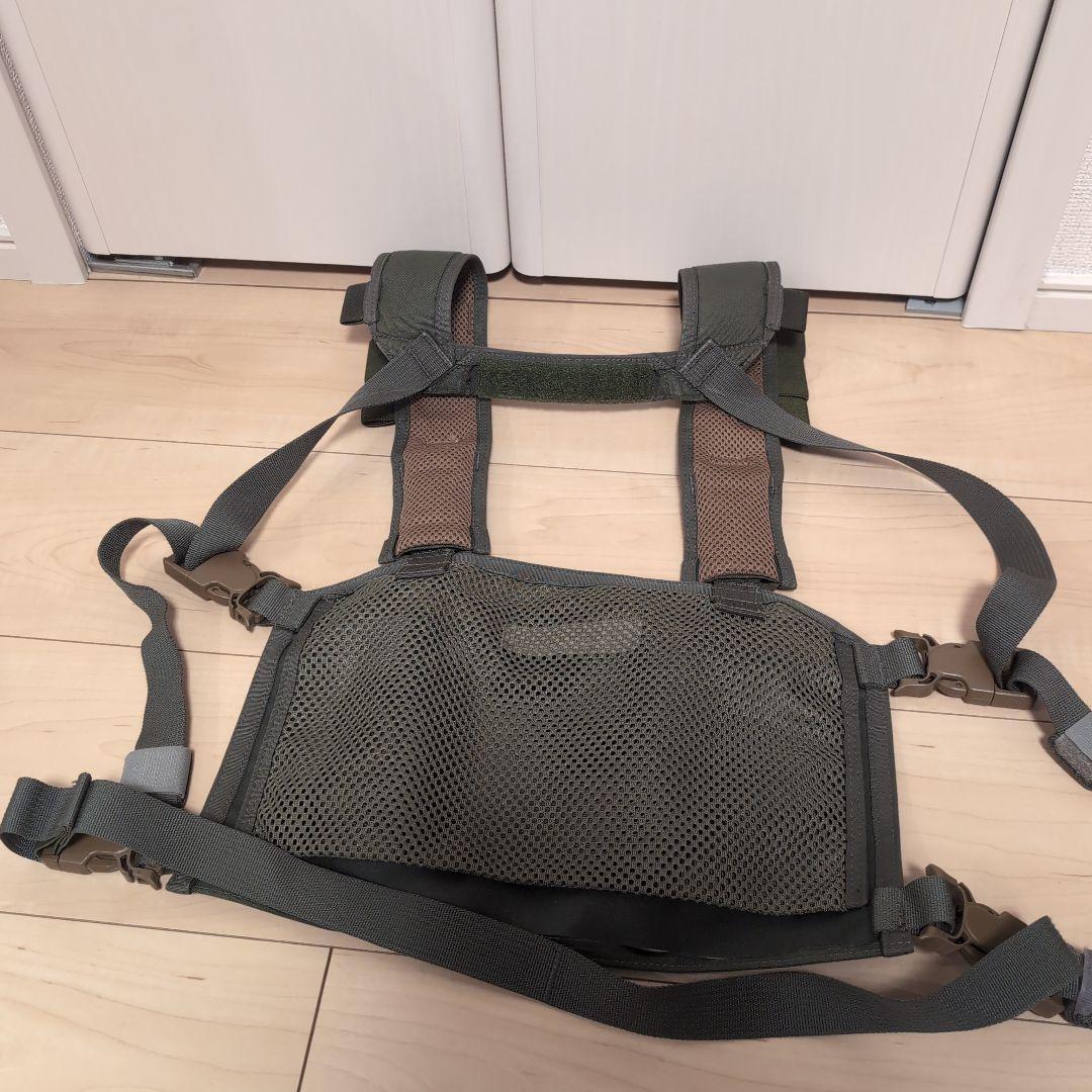 【四度戦術装備】チェストリグ、ストラップ1型、汎用薄型ポーチ１型セット