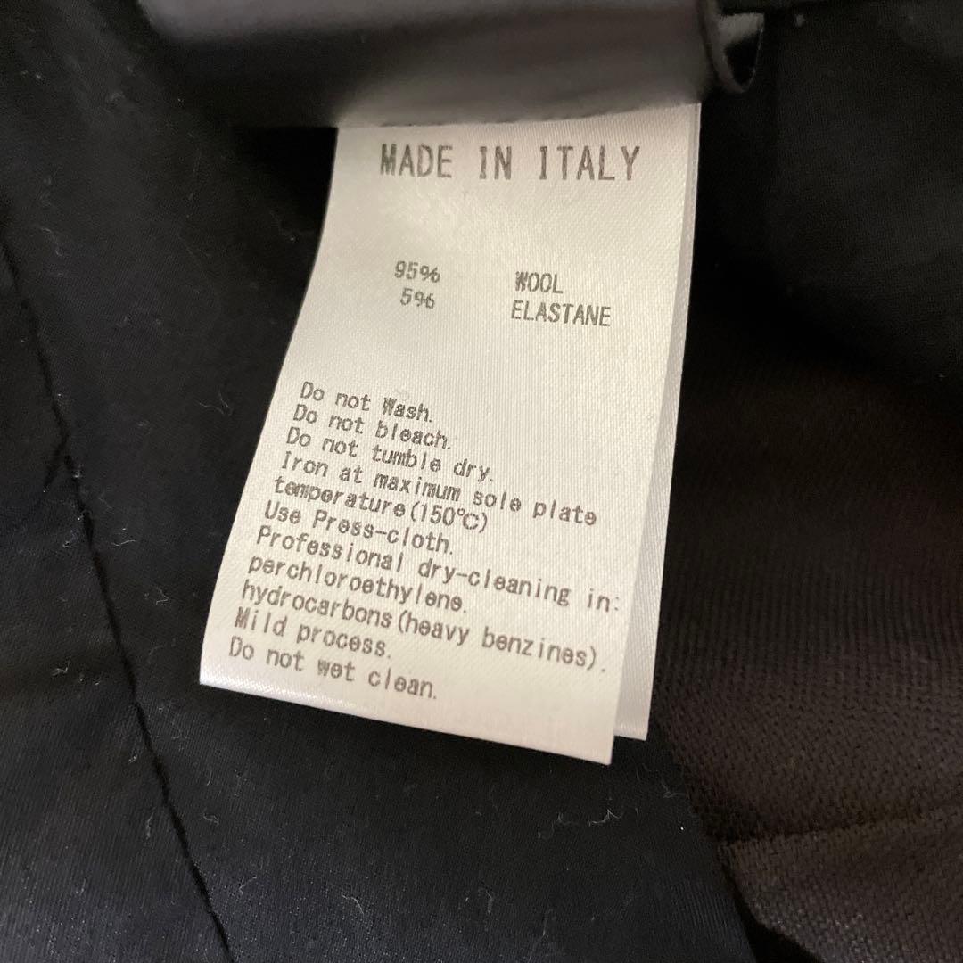 ラフシモンズ スラックス　春夏　ダークブラウン