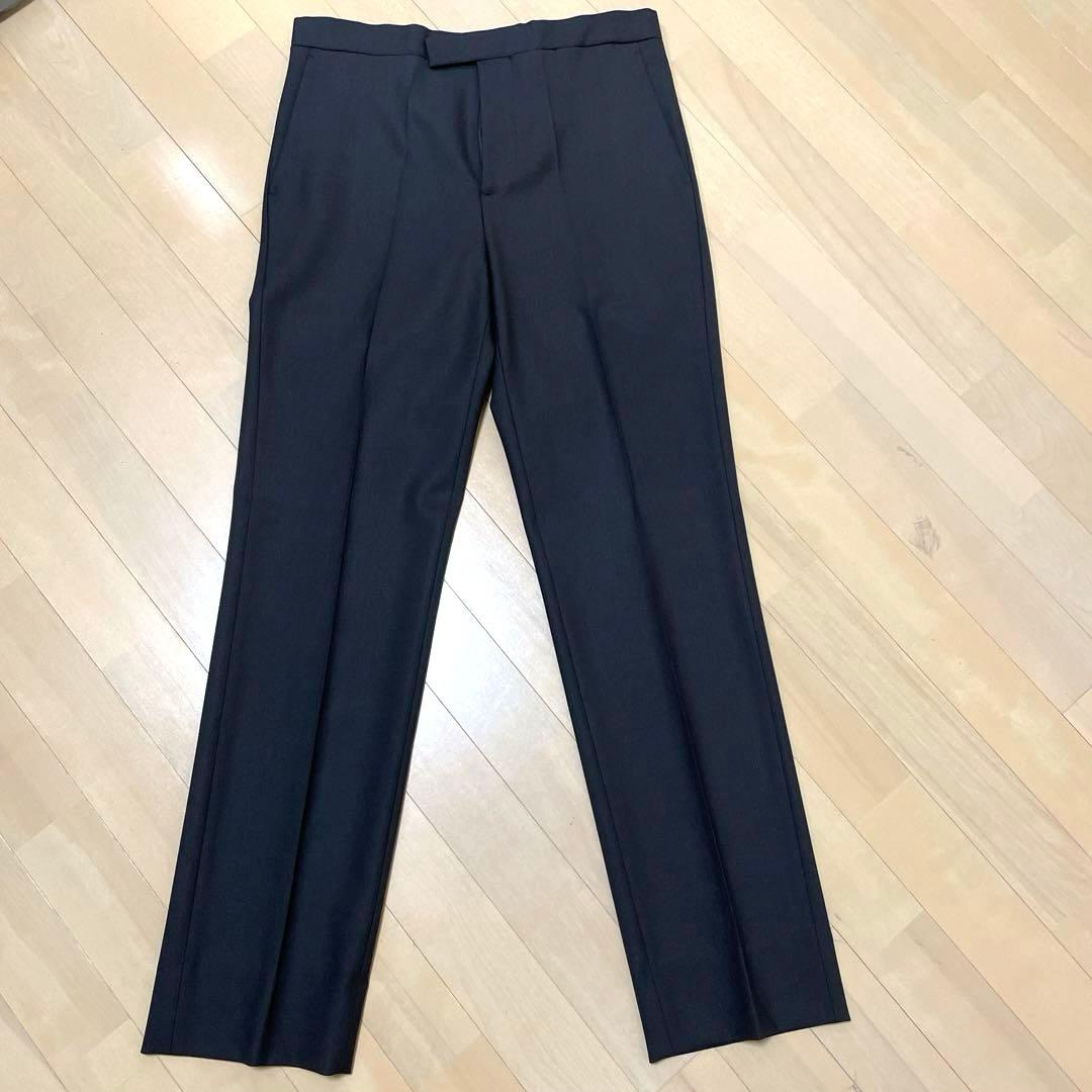 ラフシモンズ スラックス　春夏　ダークブラウン