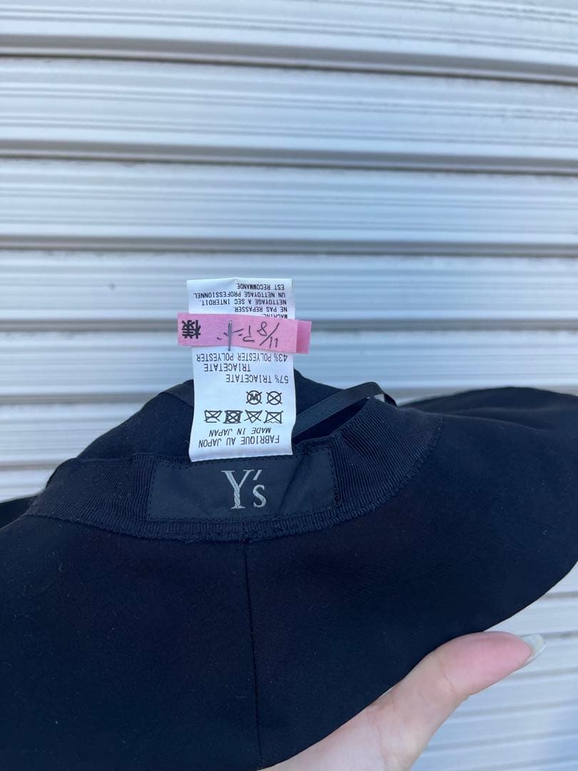 Y's ギャザートリアセテートハット