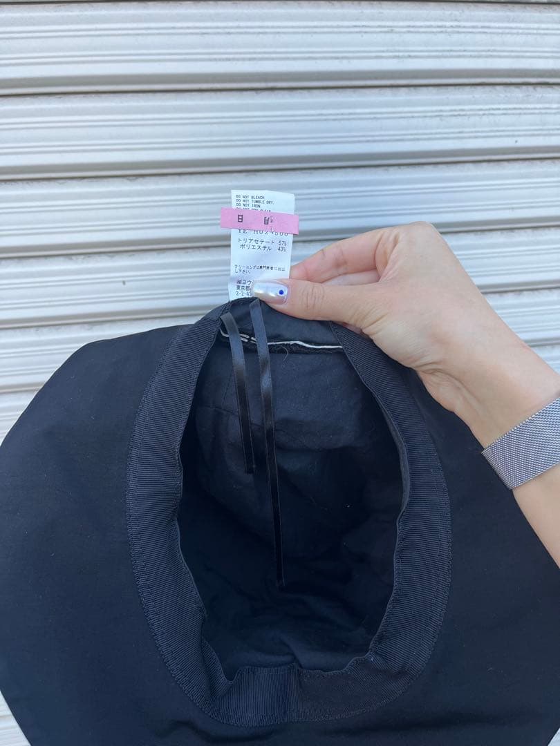 Y's ギャザートリアセテートハット