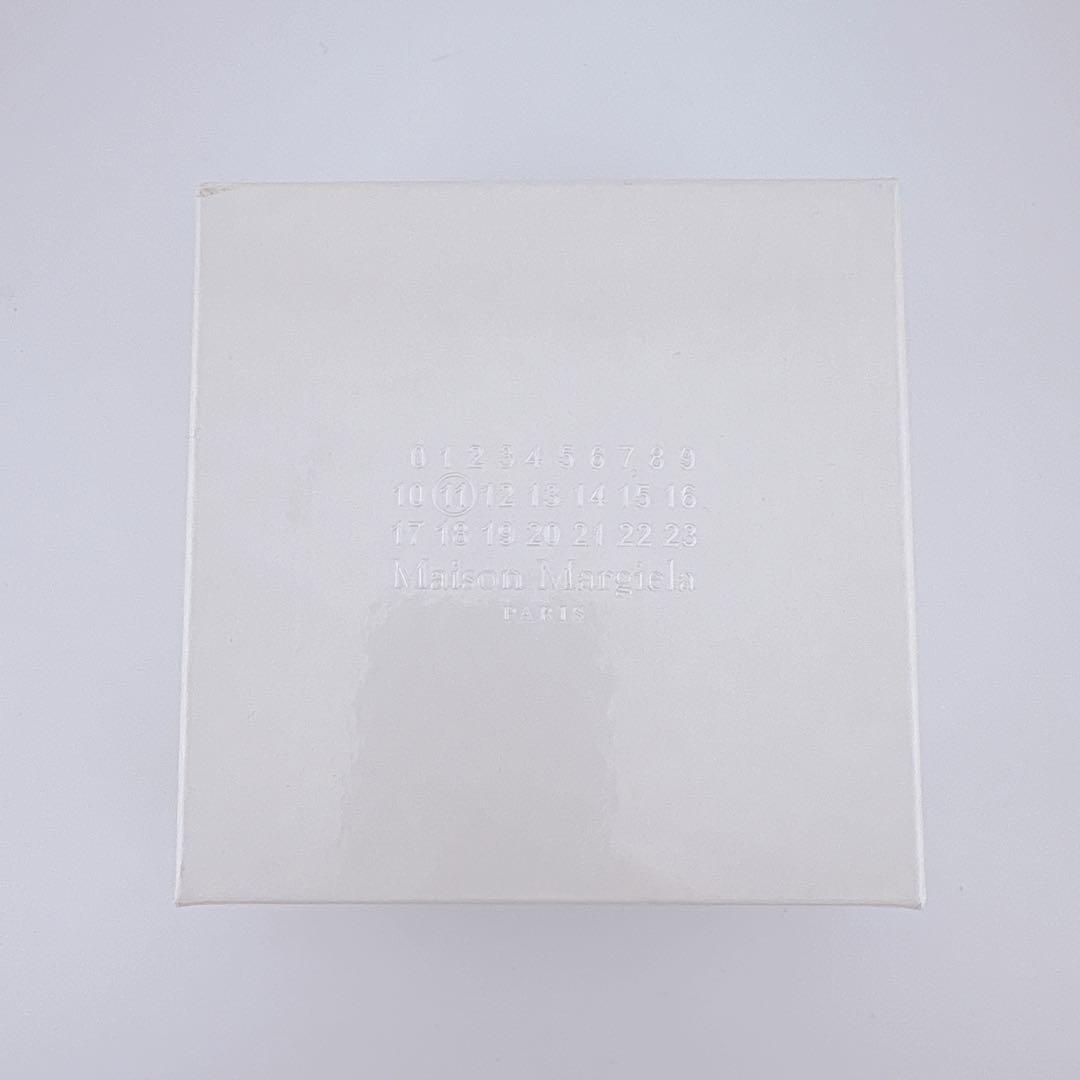 【美品】メゾンマルジェラ ロゴ カフ ブレスレット バングル ゴールド