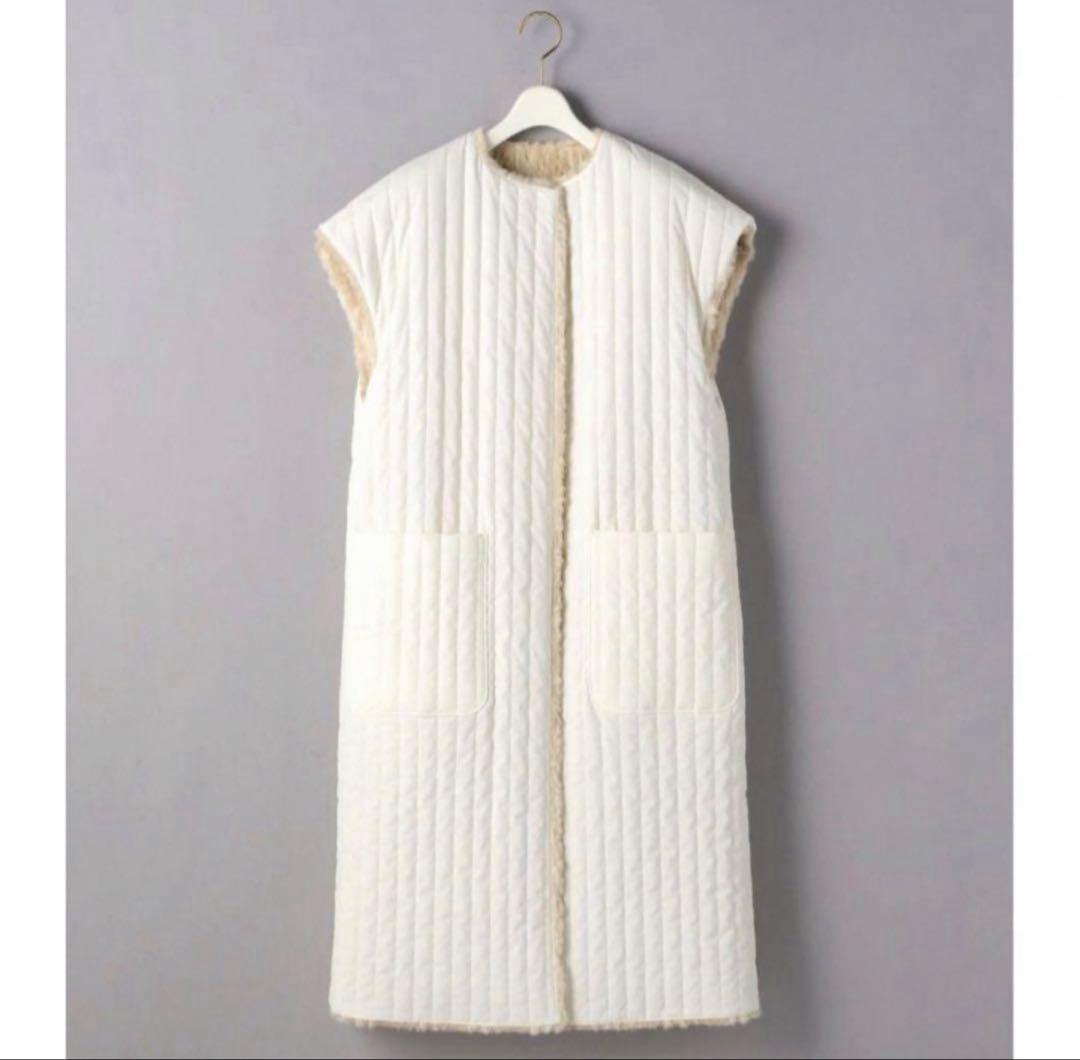 ユナイテッドアローズ　ボアキルティングベスト