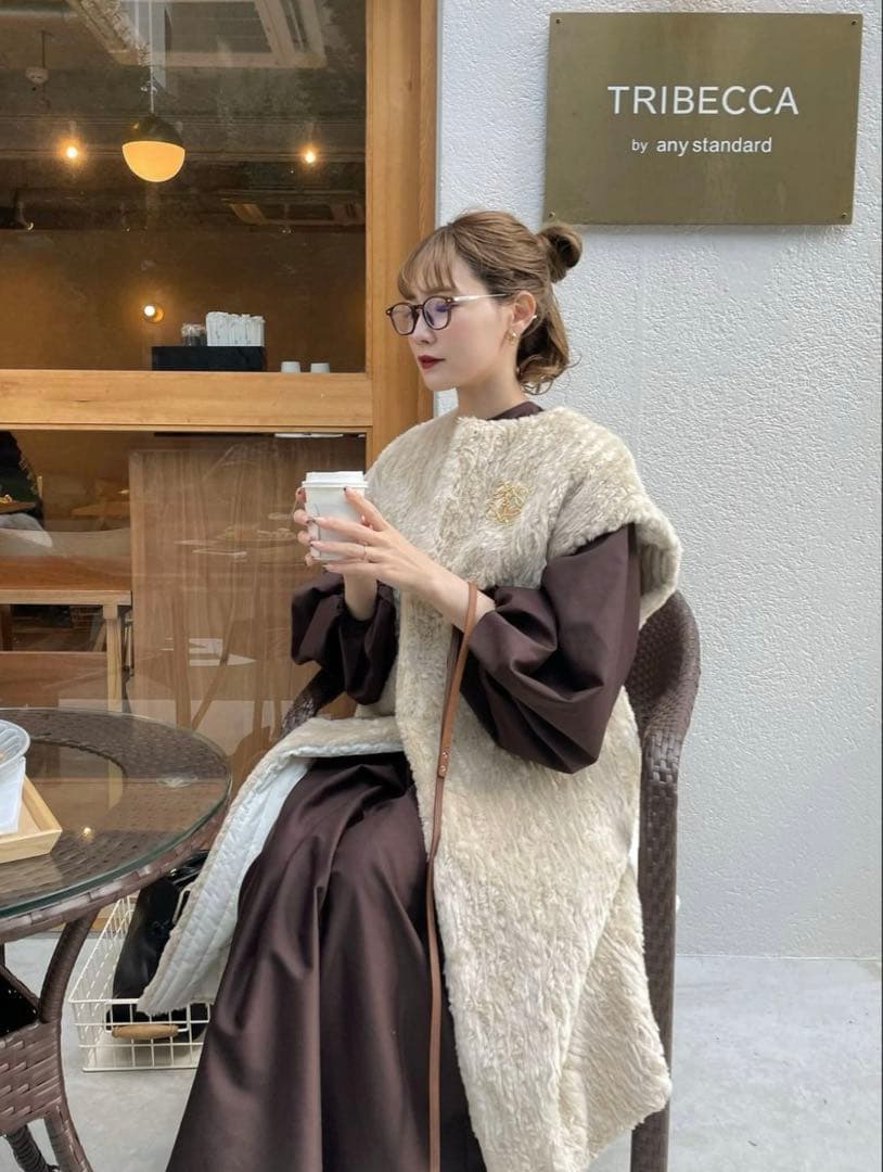 ユナイテッドアローズ　ボアキルティングベスト