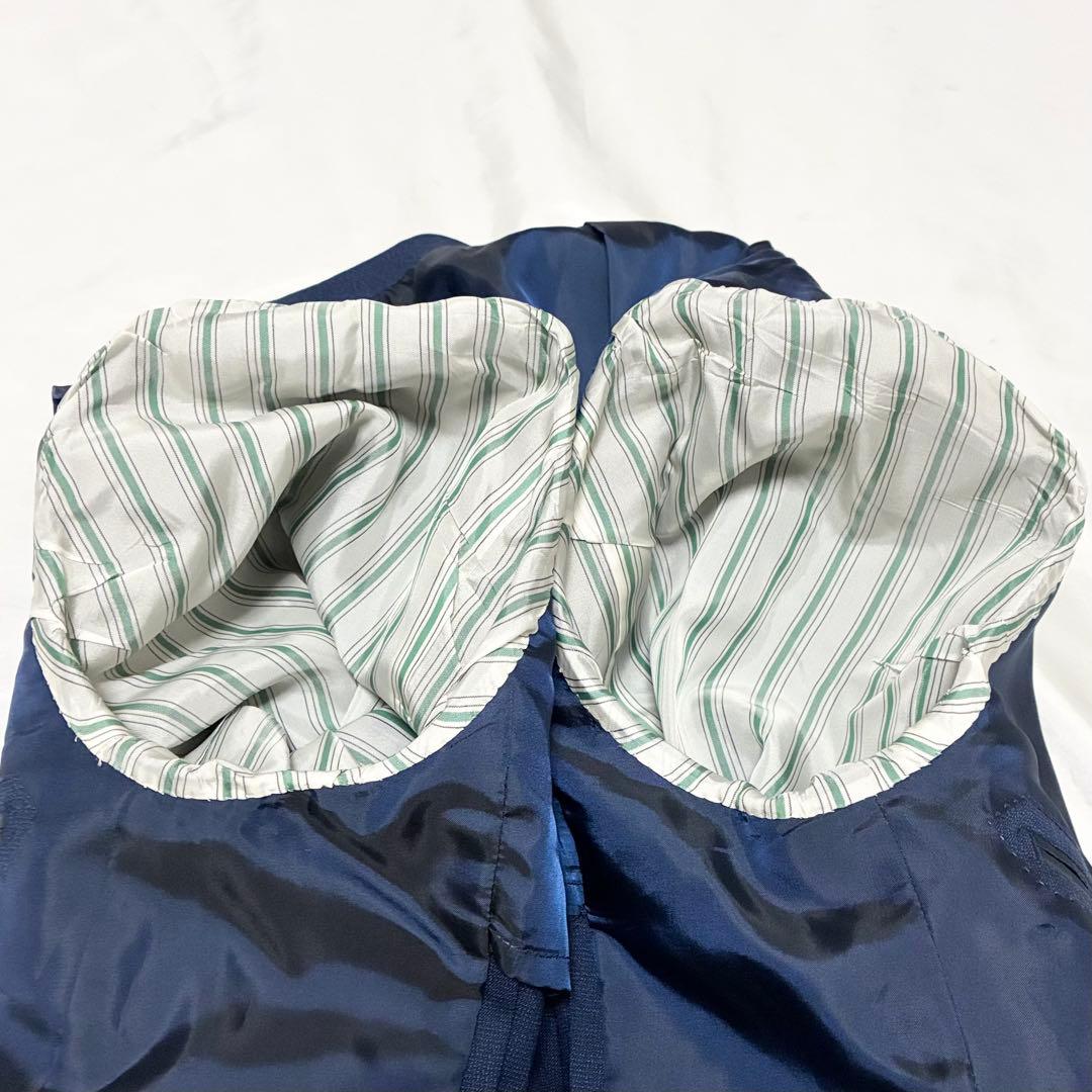 【美品】 グリーンレーベルリラクシング　GUABELLO スーツ　ネイビー　Ｌ