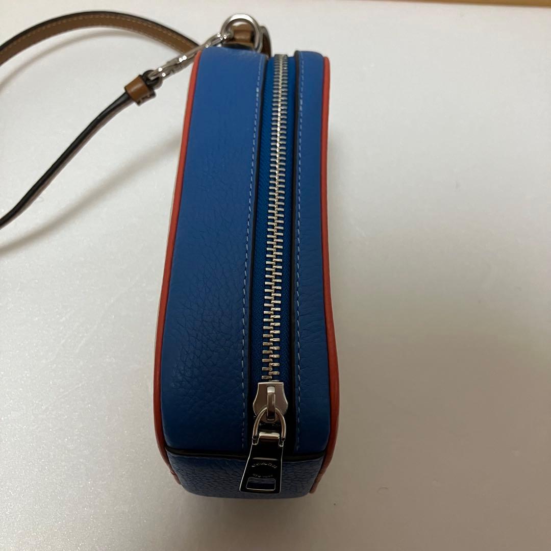 ♡24時間以内発送♡コーチ COACH スマホショルダーバッグ ホワイト/ブルー