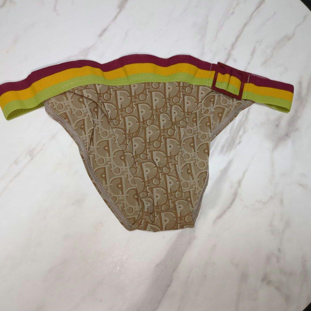 【8/13-16発送不可】Dior ロゴ柄 セパレート水着 US4号サイズ