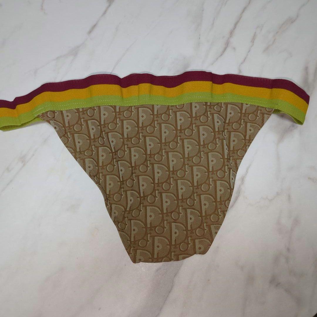 【8/13-16発送不可】Dior ロゴ柄 セパレート水着 US4号サイズ