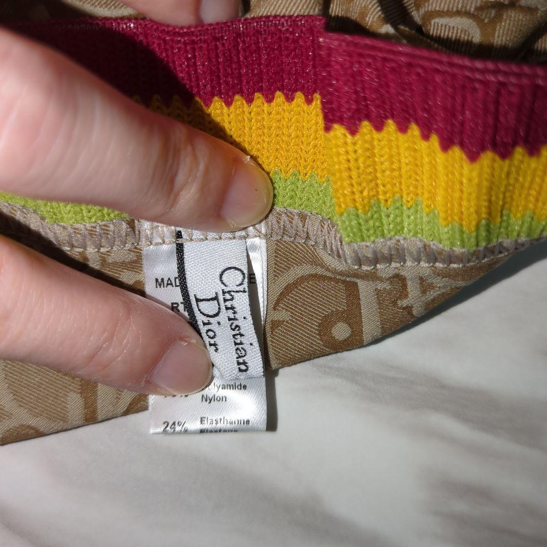 【8/13-16発送不可】Dior ロゴ柄 セパレート水着 US4号サイズ